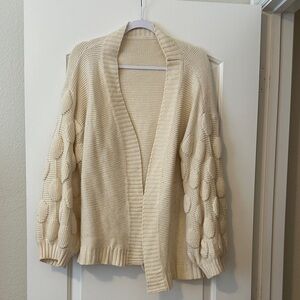 Cozy Cream Cable Knit Sweater